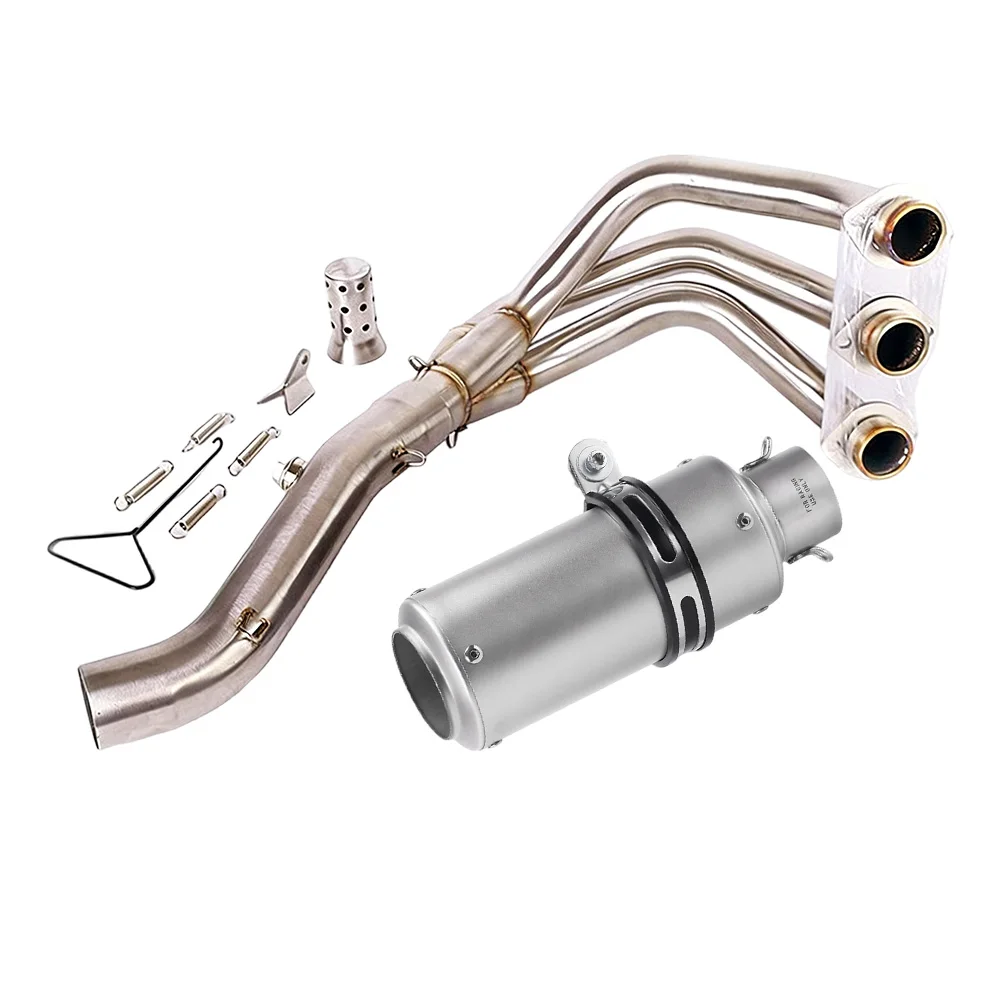 Für Yamaha MT09 FZ09 2014-2020 Motorrad Vorderrohr 51mm Schalldämpfer Auspuffrohre – Detail 6
