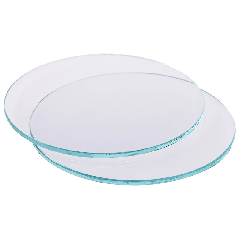 4 Inch D101.6mm Round Glass Sheet for Dashboard 2 3 4 5mm Thickness Optional