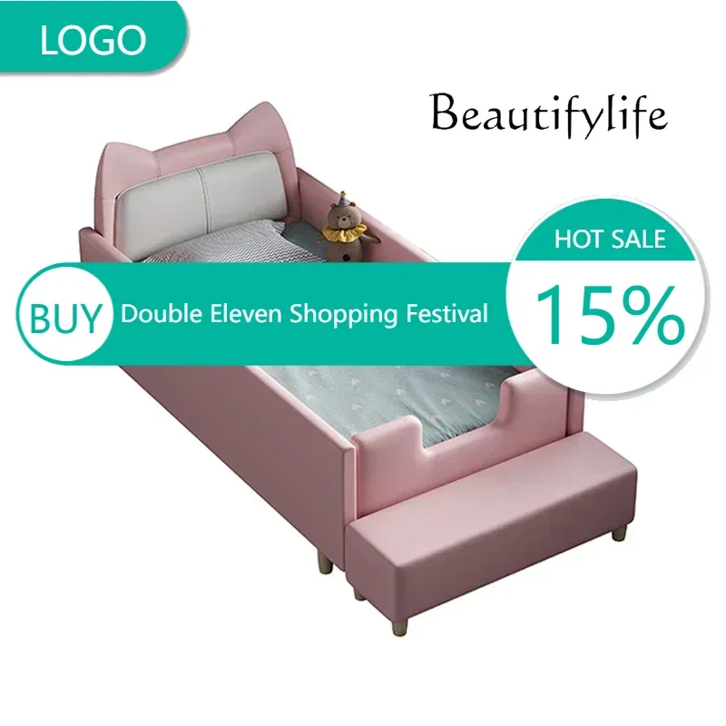 

W Design Princess Girls Children Bed Mattress Set Modern Space Saving Children Bed Loft Baby Camas De Dormitorio Home Furniture