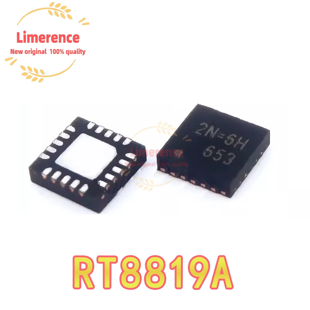(2-5piece)100% New RT8819A RT8819AGQW For Code :  KA=.. QFN-24 Chipset