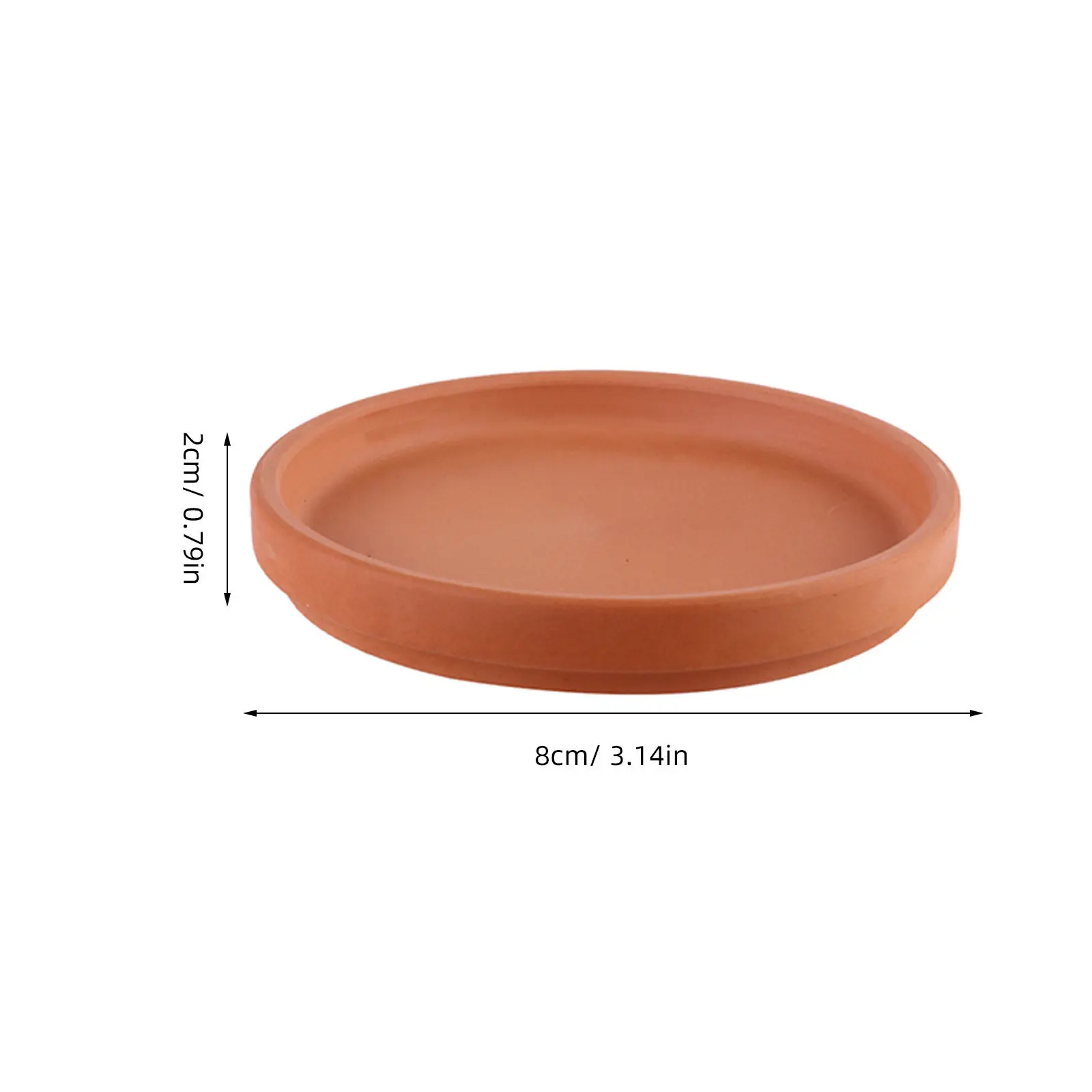 5Pcs Pottery Flowerpot Tray Plant Saucer Round Planter Pot Holder Gardening Tool Waterproof Easy Clean Plant Pot Tray