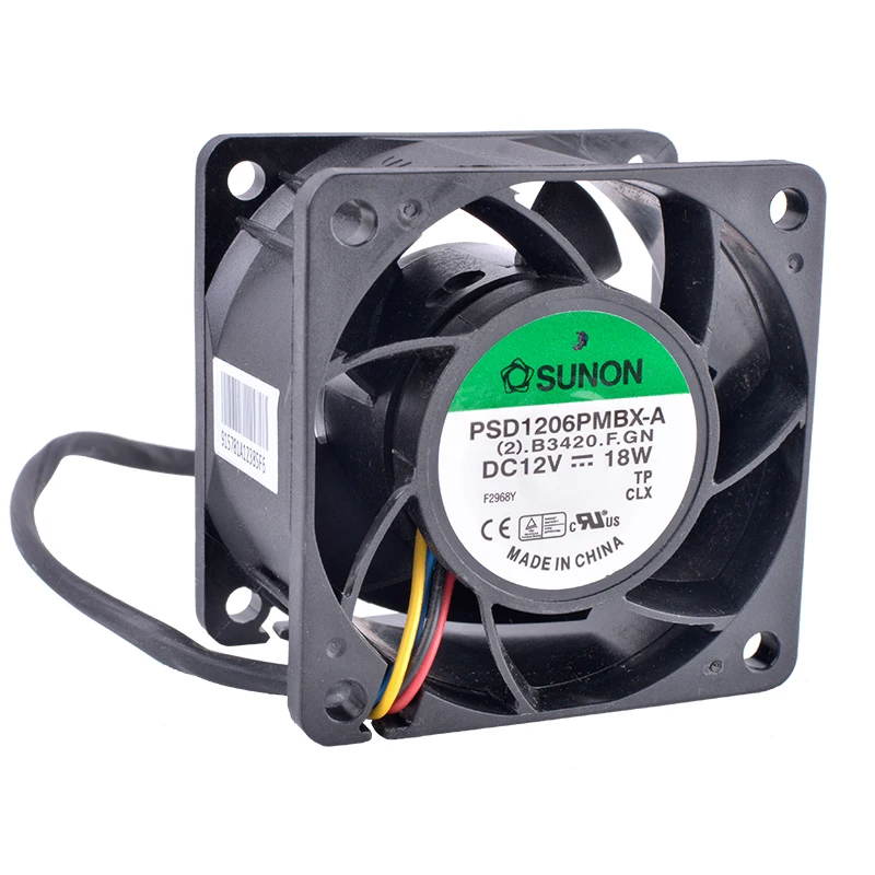 

COOLING REVOLUTION PSD1206PMBX-A 6cm 60mm fan 6038 12V 18W Double ball bearing large air volume server cooling fan