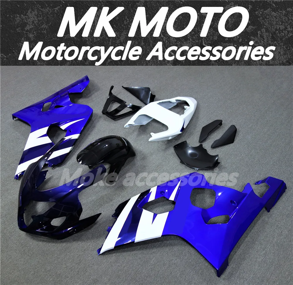 

Motorcycle Fairings Kit Fit For gsxr600/750 2004 - 2005 Bodywork Set High Quality ABS Injection New Blue White