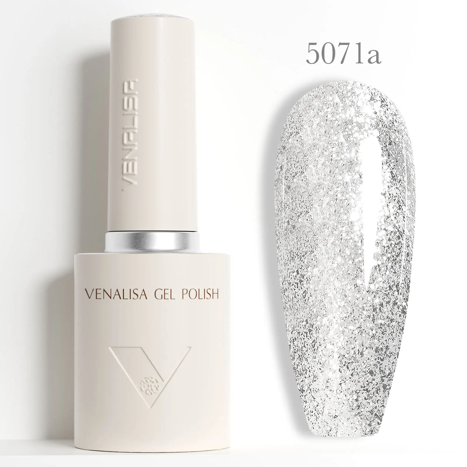 1pc Venalisa Nagel Gel Polnisch Milchig Weiß Halb Transparent Hema Frei Soak Off UV LED Gel Lack Weichen Pinsel runde Form Pigment