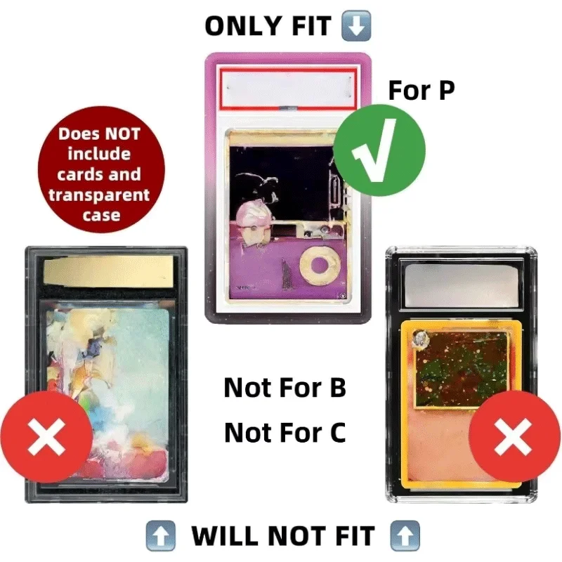 Gradient Silicone Bumper Case Guard Protector Display Sleeves Skin TPU For 35PT Graded Card Slab Sports Game Storage Holder