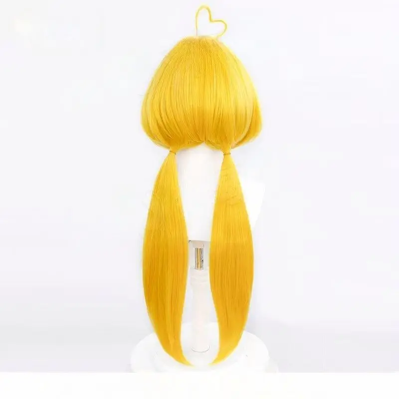 ‌ Perruques de sirène d'anime-cheveux de Cosplay Dolia du roi de gloire, couleur de marée dorée, Costume de fête d'Halloween, perruque imperméable