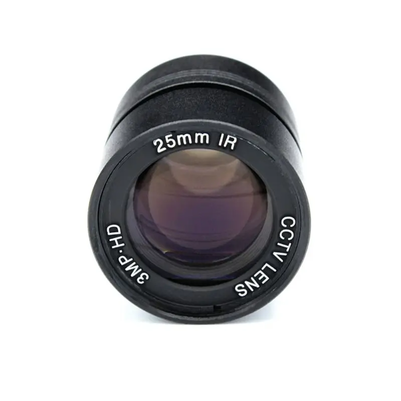 BNVN-3Mp 25Mm CCTV Lens View 70M 11 Degrees F1.4 IR Fixed Iris CS Mount For Security CCD Camera
