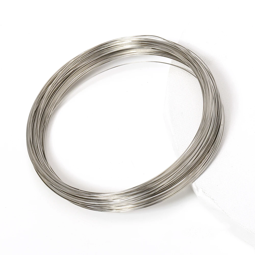 100Loops Silver Plated Round Memory Beading Steel Wire for DIY Cuff Bangle Bracelet Making Jewelry Findings Craft 115mm Big Size