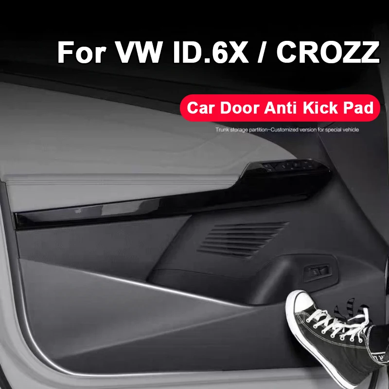 For Volkswagen VW ID.6X CROZZ 2021-2025 Car Door Anti Kick Pad Door Panel Protective Pad Anti Stepping and Anti Dirt Pad Decor