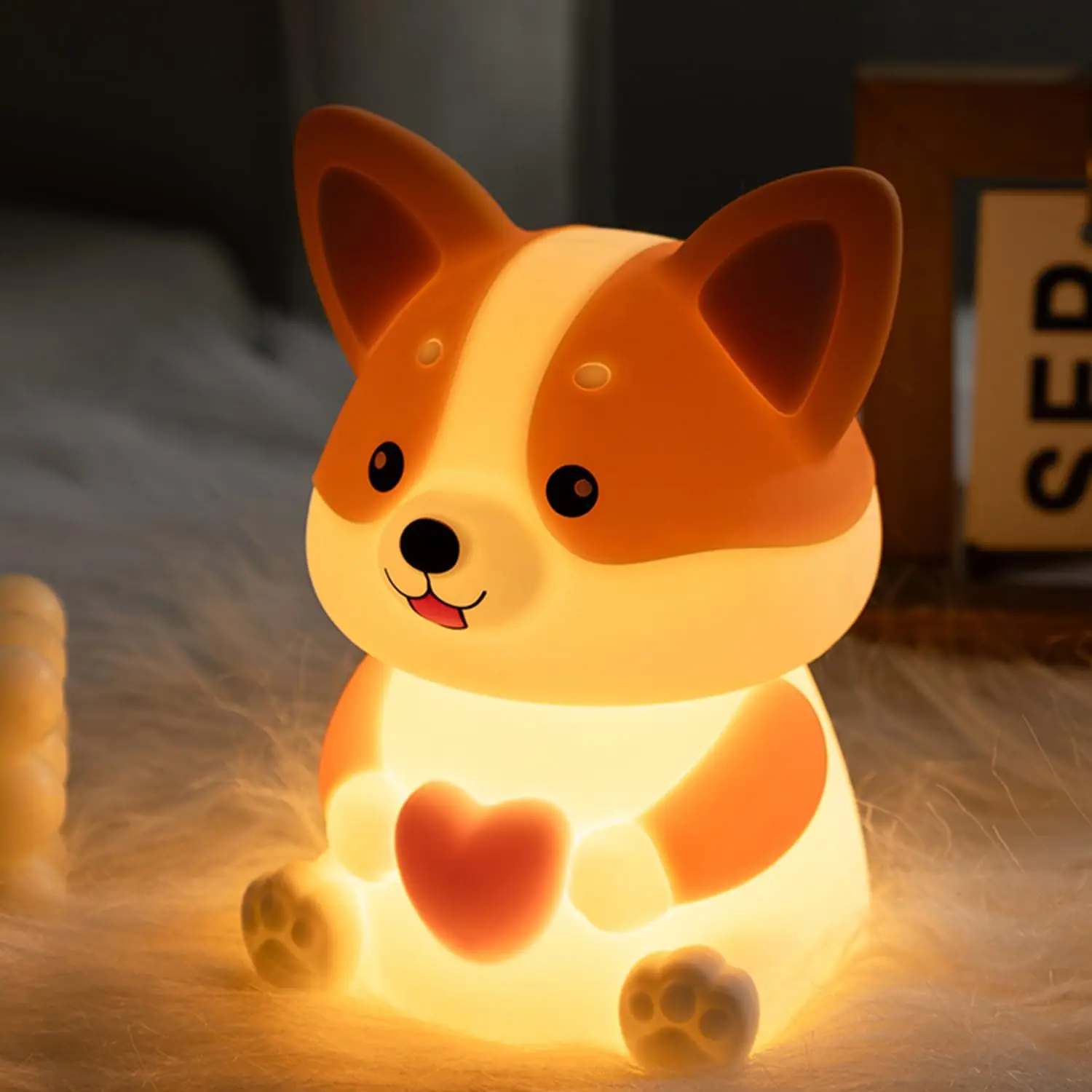 lampe-de-nuit-en-silicone-en-forme-de-chien-corgi-lampe-led-mignonne-en-forme-d'animal-capteur-tactile-intensite-reglable-rechargeable-par-usb-decoration-de-chambre-cadeau-d'anniversaire-ou-de-noel-pour-enfants