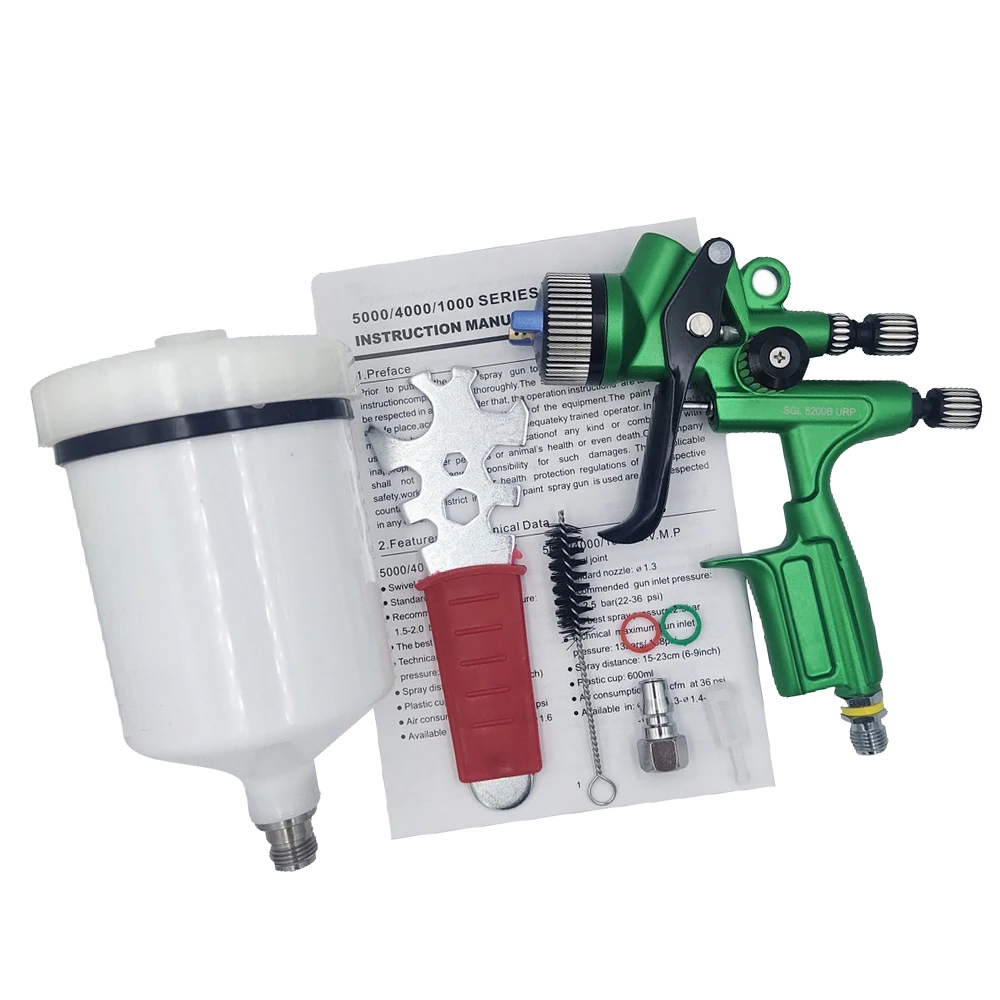 Imagem -04 - Pistola de Pulverização de Gravidade de Carro Hvlp 5200b Bico 1.3 mm 600ml Copo de Pintura