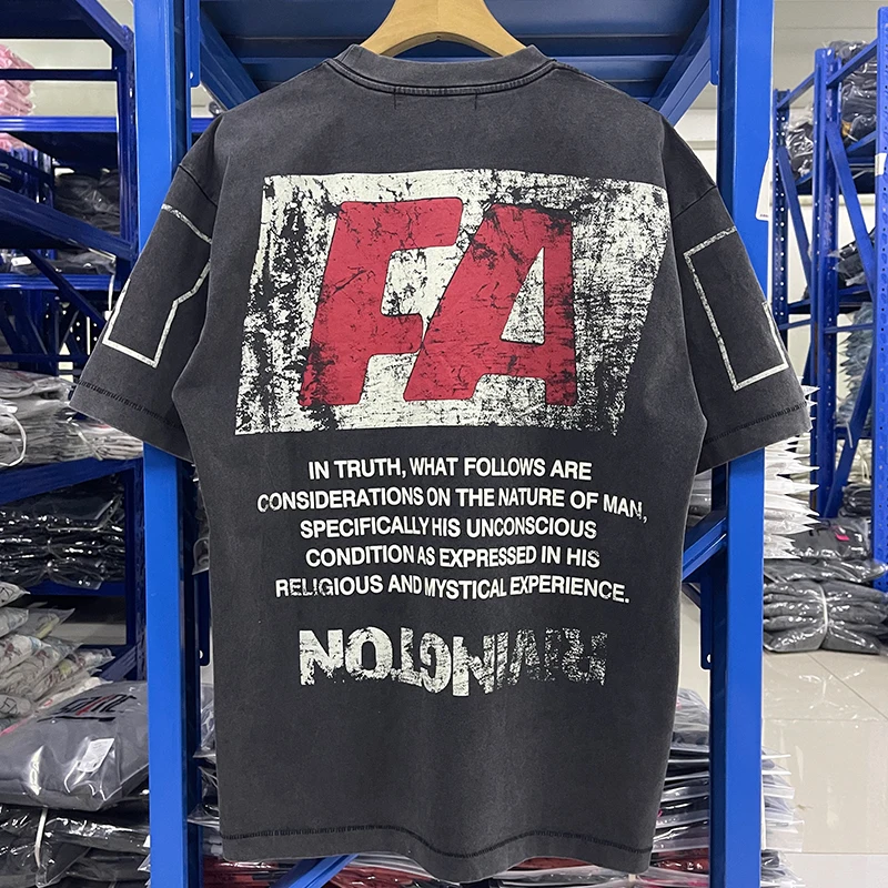 

Мужская футболка Nature RRR23 SS25 CVA Waed Vintage ort Sve модная круглая футболка свободного кроя Ne Youthful 2) Sle