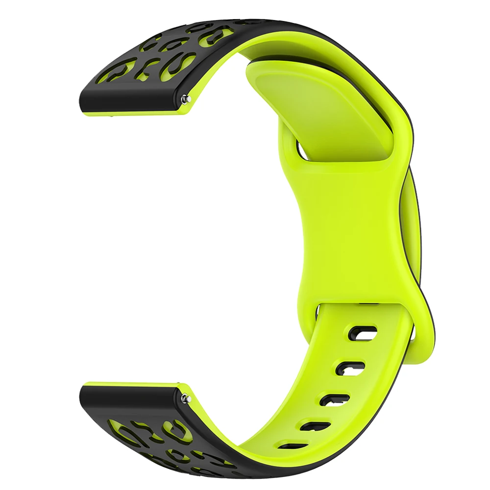 

20mm 22mm Universal Silicone Watch Strap For Amazfit Huawei Xiaomi Quick Release Skin-friendly Sweatproof Washable For Men Women