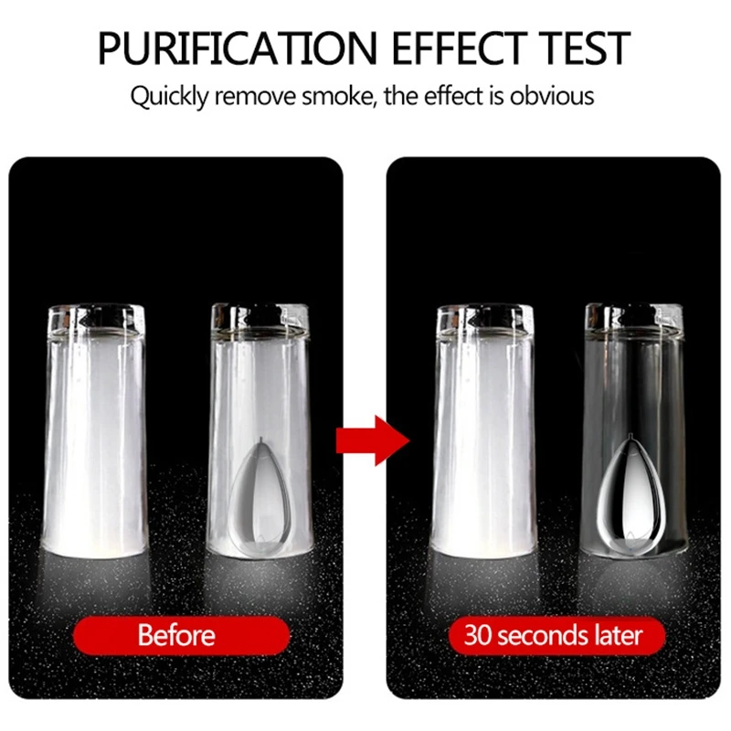 미니 웨어러블 공기 청정기, 개인 여행 크기 공기 청정기, 목걸이 및 휴대용 USB 충전 연기 청정기, 3 팩