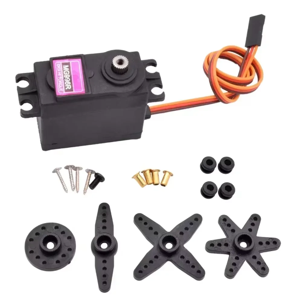 MG996R Digitale Servo 4.8-6.0V Hoog Koppel Met Metal Gear Voor Futaba JR 1/8 1/10 RC Auto helikopter Robot Boot Spelen Speelgoed DIY