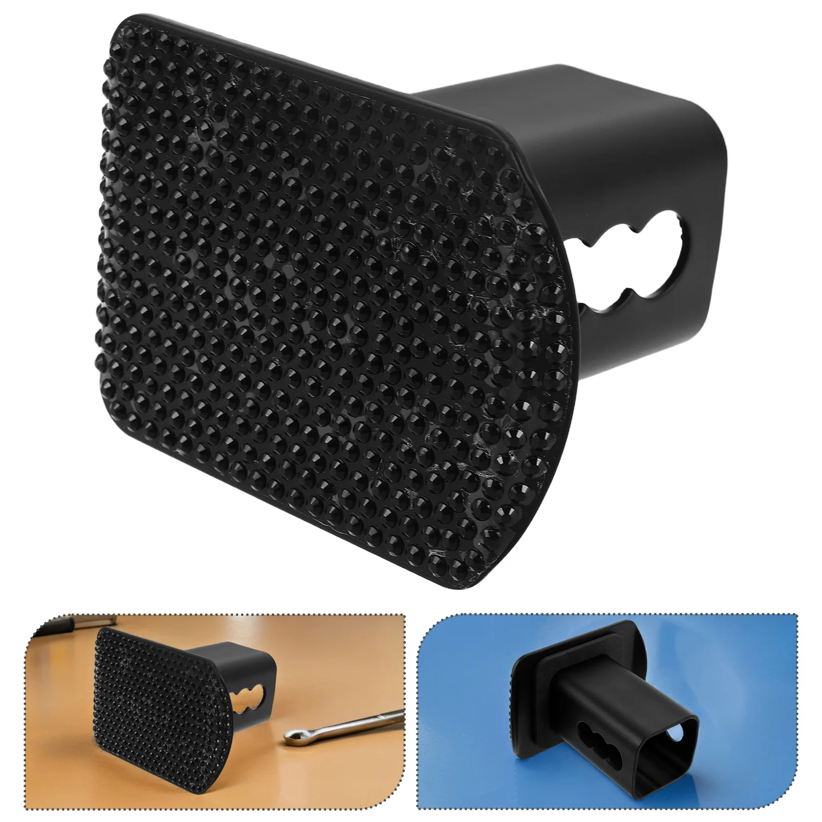 

Trailer Hitch Cover Metal Rhinestone Design For Trucks Rvs Horse Trailers Off Road Vehicles Towing Hitch Accessories Dust Plug