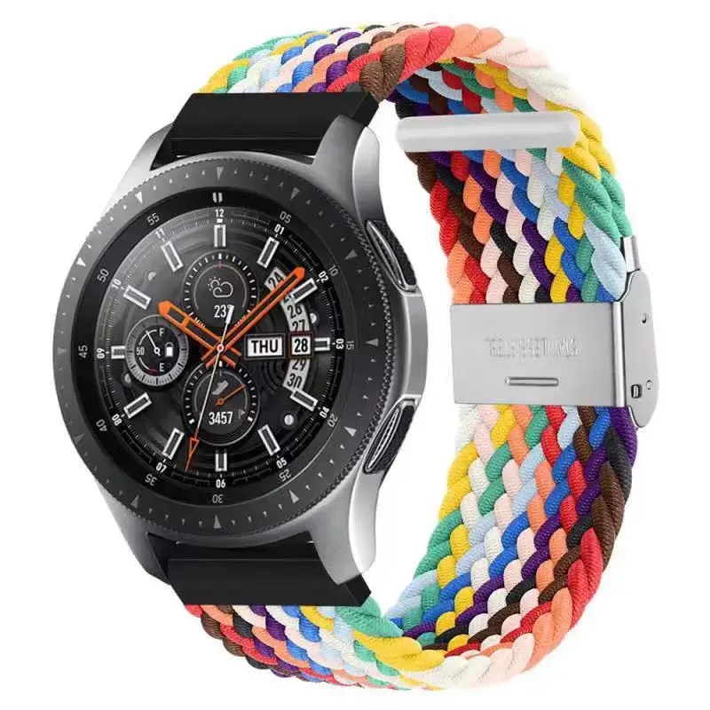 22mm 20mm Adjustable nylon strap for Samsung galaxy watch3/Active 2/Amazfit gtr comfortable  bracelet strap for Huawei watch GT2