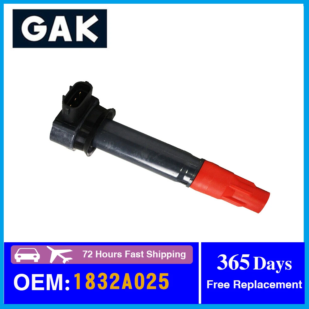 

GAK Ignition Coil For MITSUBISHI LANCER OUTLANDER SPORT OUTLANDER 2.0L-3.0L 2005-2014 NO# 1832A025 1832A016 FK0320 MN195805