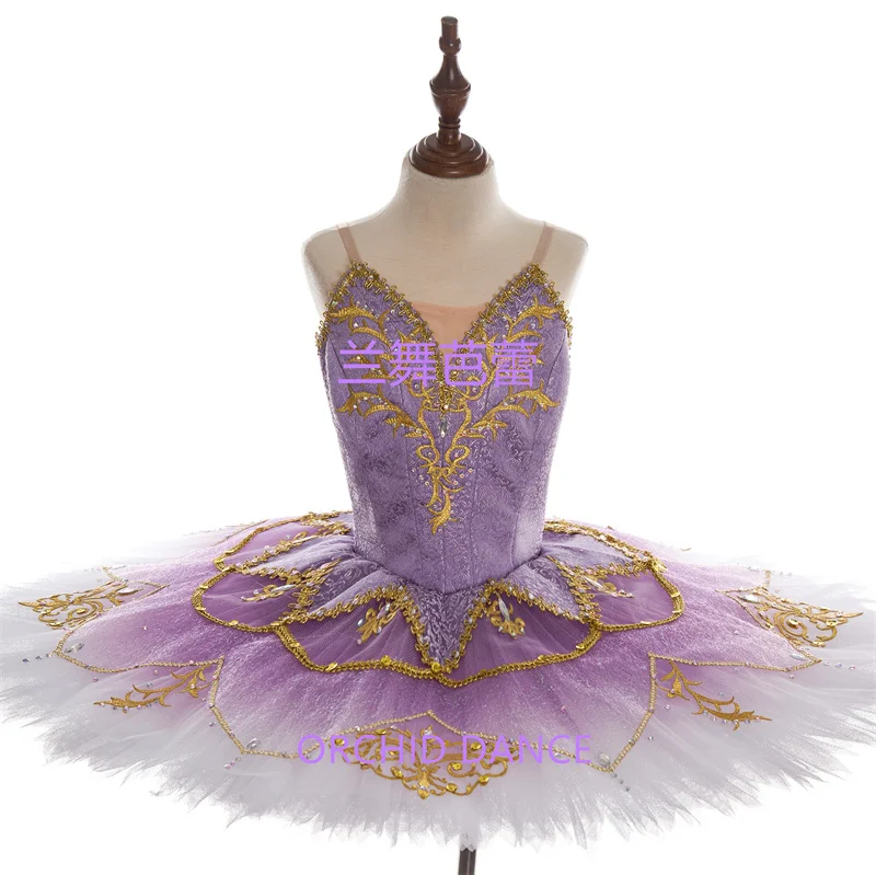 

Romantic High Quality Professional Custom Size Classical Adult Girls Lilac Bird Ballet Tutu Costumes