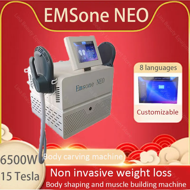 2025 EMS machine shaping 6500W 15 Tesla high-energy fat reduction promotes muscle growth RF EMSone NEO