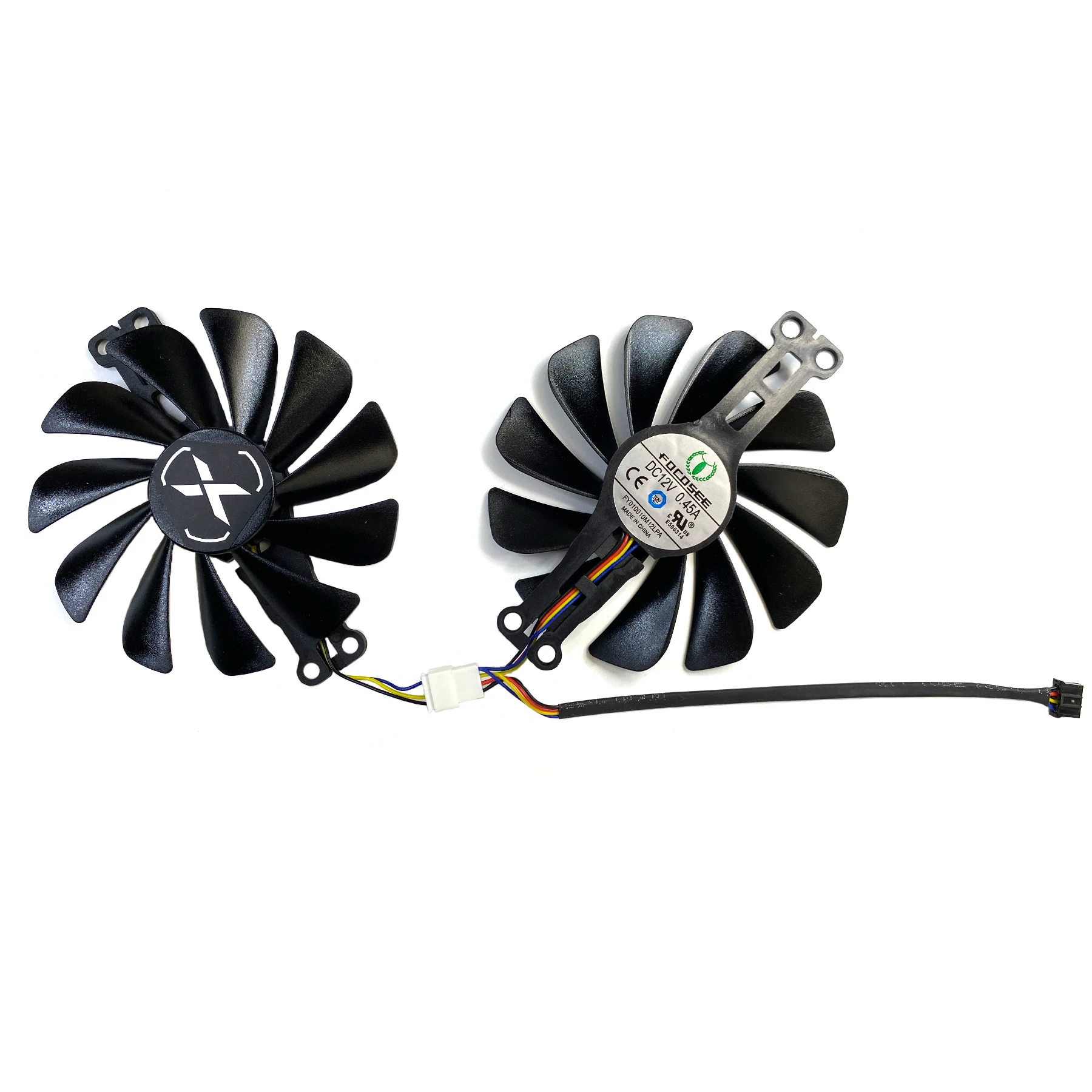 New For XFX Radeon RX6600 6600XT 6650XT 8GB Speedster SWFT 210 Core Graphics Card Replacement Fan  FY010010M12LPA