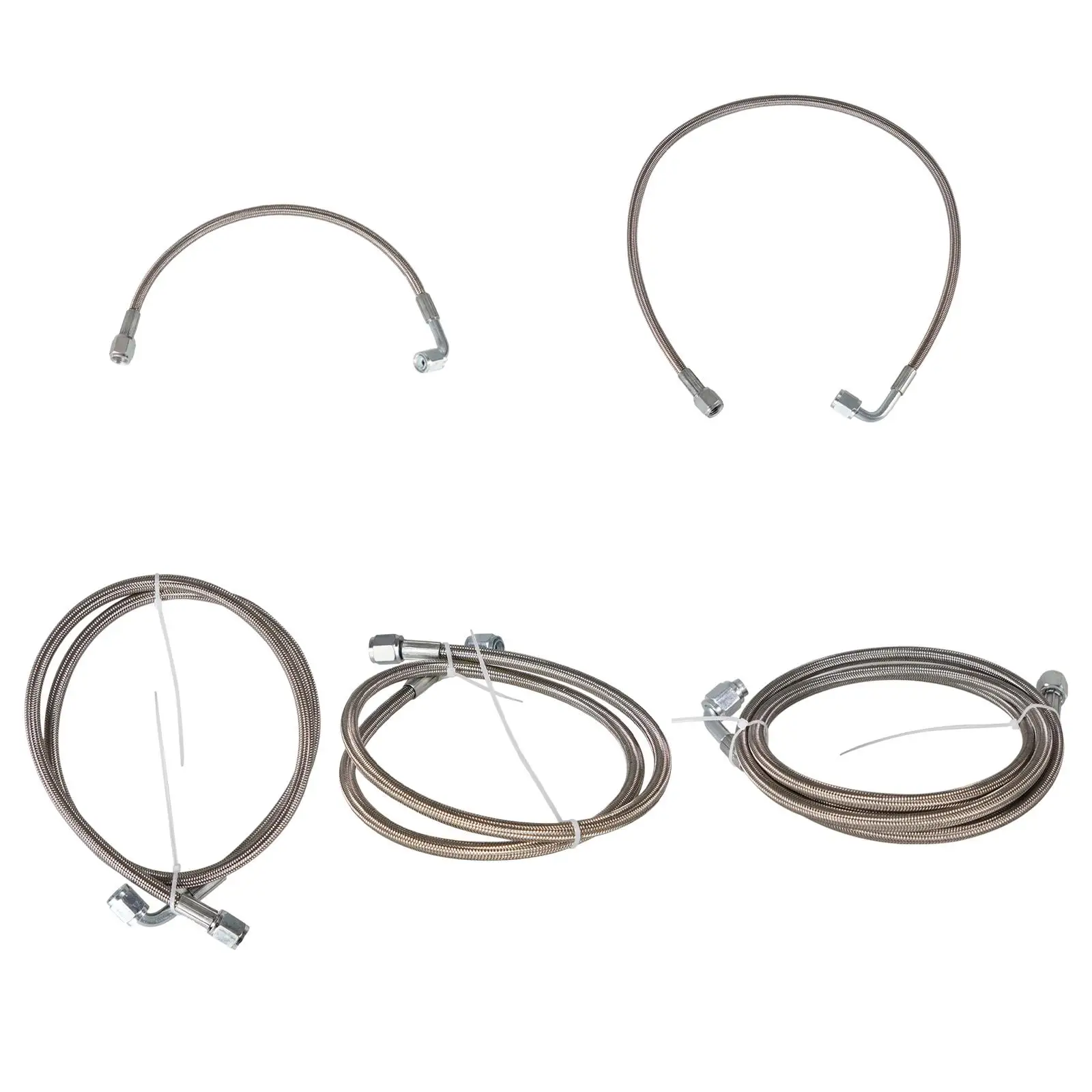 

Шланг для подачи турбо-масла из нержавеющей стали в оплетке -4AN, с прямым концом под 90 градусов, прочный, поворотный, износостойкий, автозапчасть