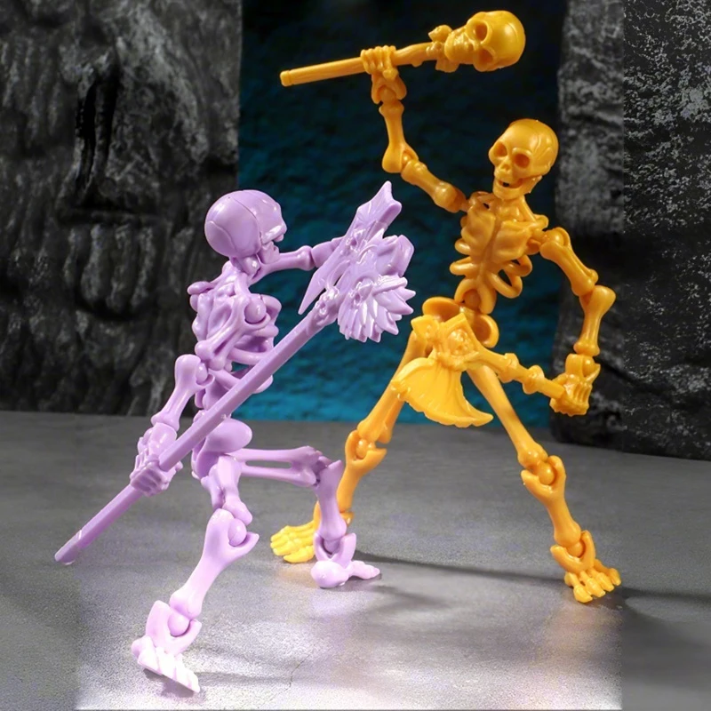 Multi-Jointed Movable Shapeshift Robot 3D Printed Skeleton