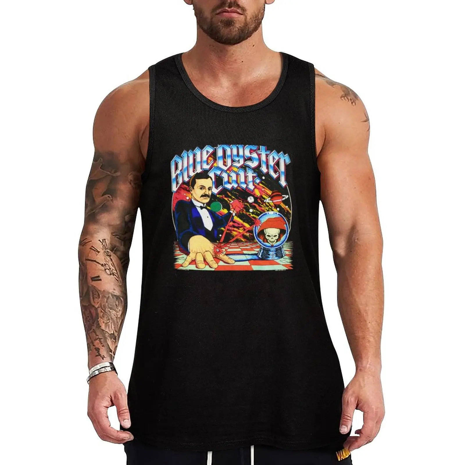 

Blue Oyster Cult Tank Top quick-drying t-shirt men clothings