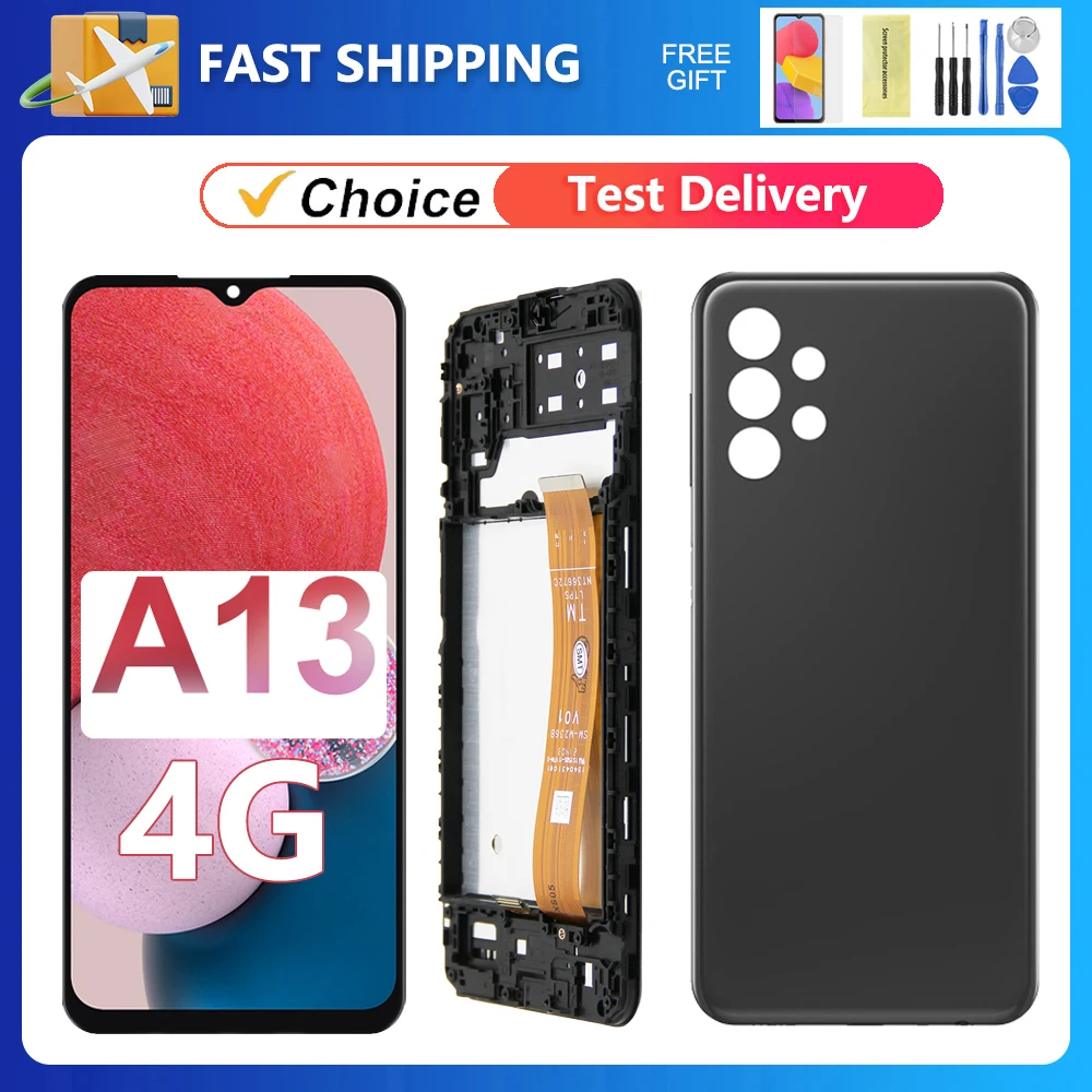 OEM 6,6 ''A13 4G para Samsung para A135F A135M A135U A135U1 A135N pantalla LCD reemplazo del ensamblaje del digitalizador de pantalla táctil