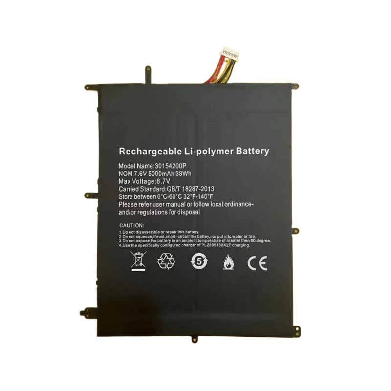 New Replacement Laptop Battery 7.6V 5000mAh 38Wh 30154200P For Teclast F6 Pro F7 Plus