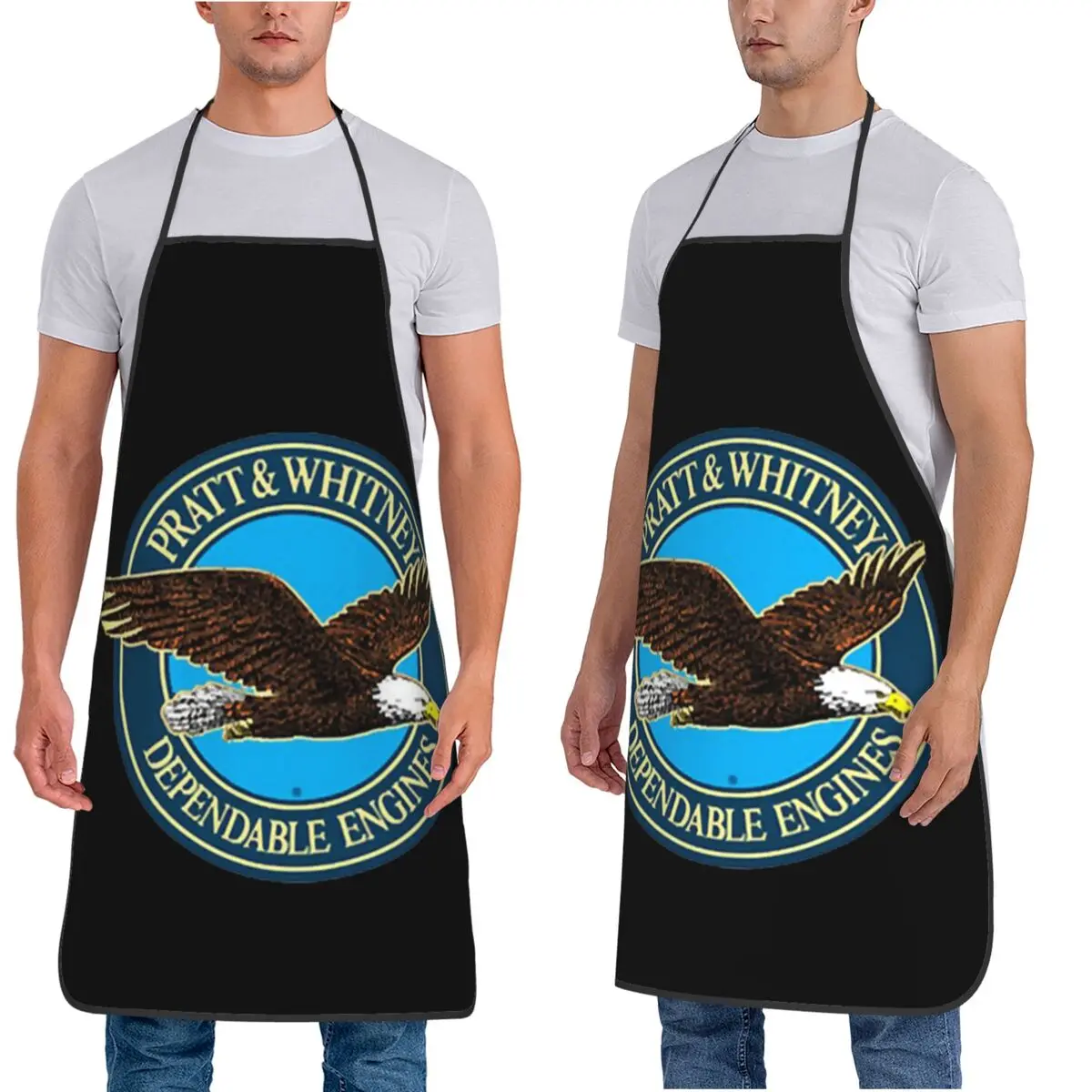 برات آند ويتني شعار محركات يمكن الاعتماد عليها المئزر الشيف الطبخ الخبز Tablier مريلة مقاومة للماء تنظيف المطبخ بينافور