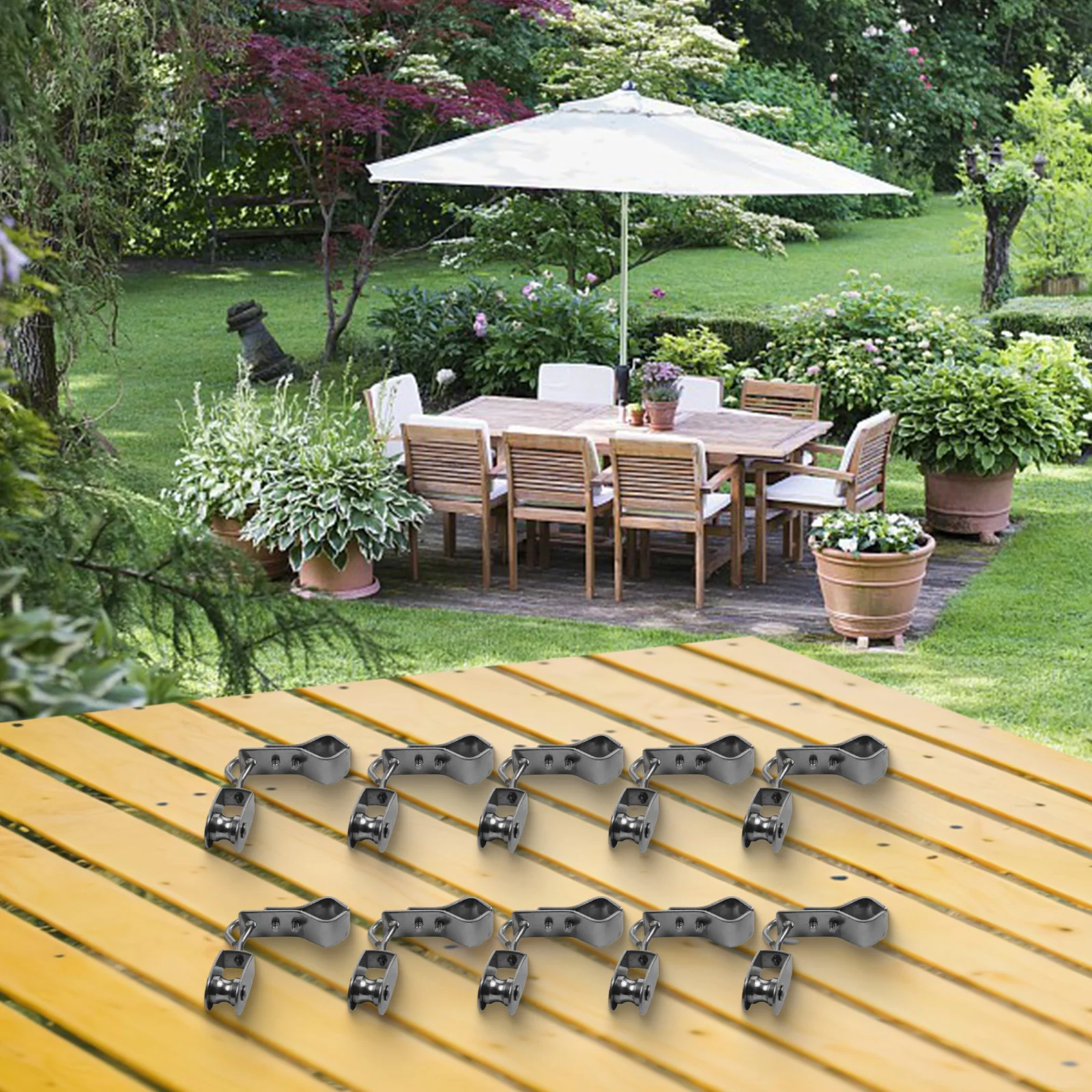 For Reliable Shade Solutions Stainless Steel Pulley Nylon Steel Pulley Pulley Wheels Weather Resistant Easy Setup