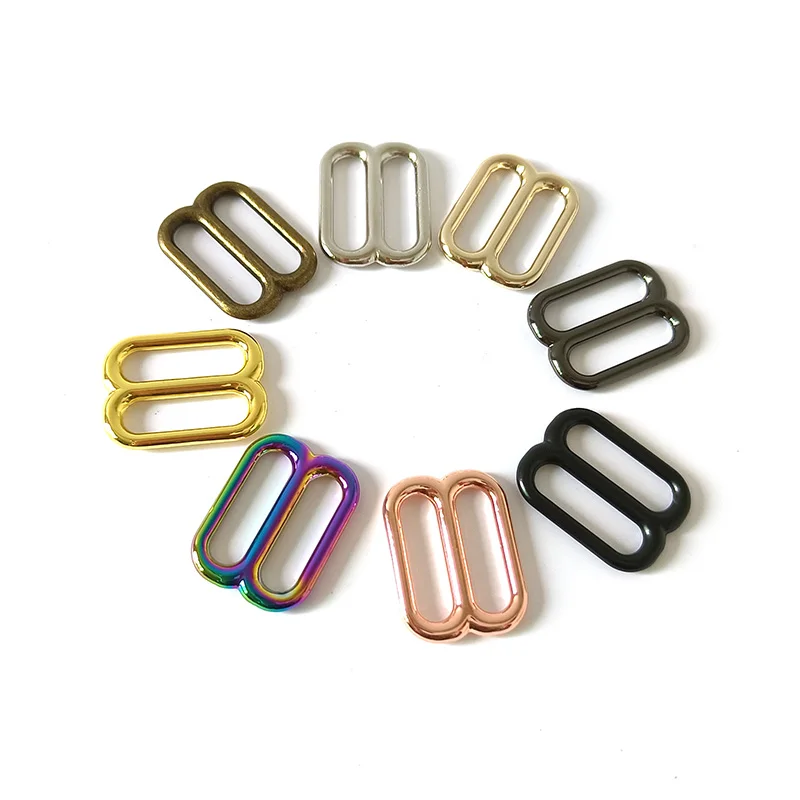 100 قطعة/الوحدة بالجملة 20 مللي متر مشبك معدني المنزلق لحقيبة الظهر DIY ملحق الضابط حزام حلقة الأجهزة الكلب طوق الحيوانات الأليفة المشبك #3