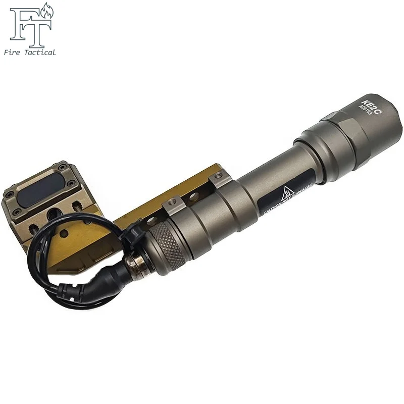 Tactical SF M300B M600B LED Lights Hunting Scout Light Set with Button Pressure Switch and UN Right Extend Base