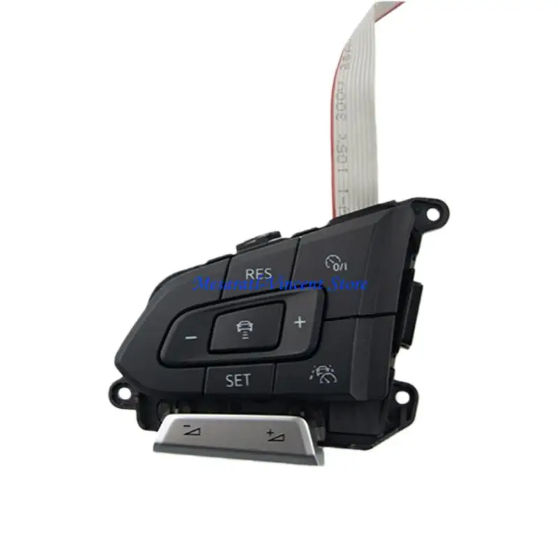 A70F Auto-Lenkradtasten für ausgewählte Modelle, Tempomat-Funktionsschalter 30D959442F, einfache Installation – Detail 8
