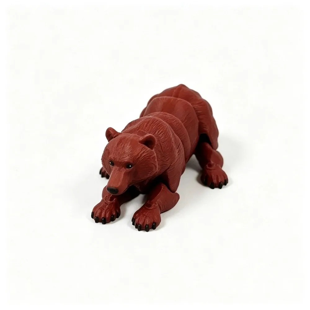 3D Printed Animal Figurine Movable Joints Flexible Articulated Body Wild Animal Realistic Simulation Animal Model