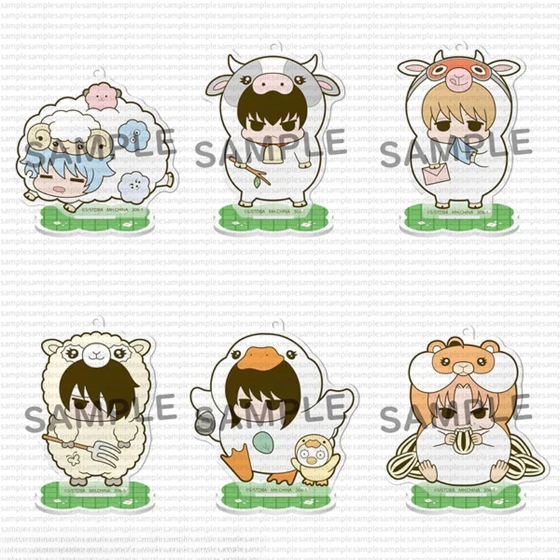 Game Okita Sougo Anime Sakata Gintoki Takasugi Shinsuke Hijikata Toshirou Acrylic Stand Doll Figure Model Plate Cosplay Toy Gift