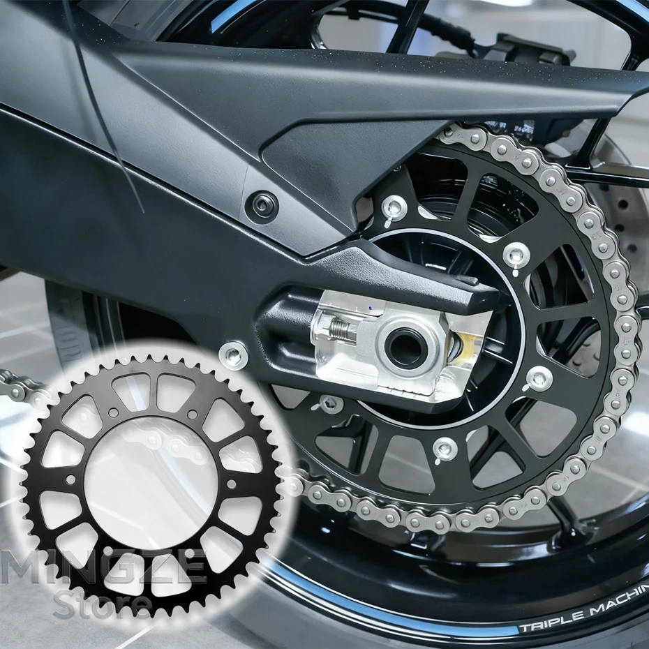 

For CFMOTO 675SR 675NK Large and Small Sprockets Chain Plates Tooth Discs Flywheels CF650-10-11 Motorcycle Original Accessories