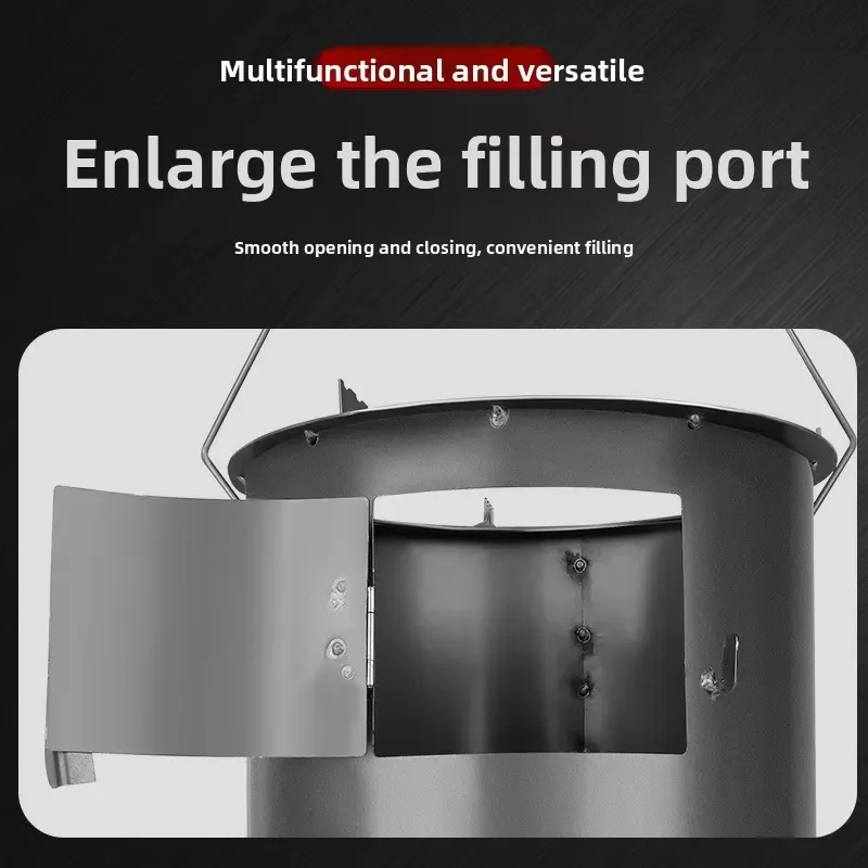 Wholesale Thick Portable Multifunctional Charcoal Wood Burning Camping Stove for Outdoor Barbecue Oven Windproof Cooking