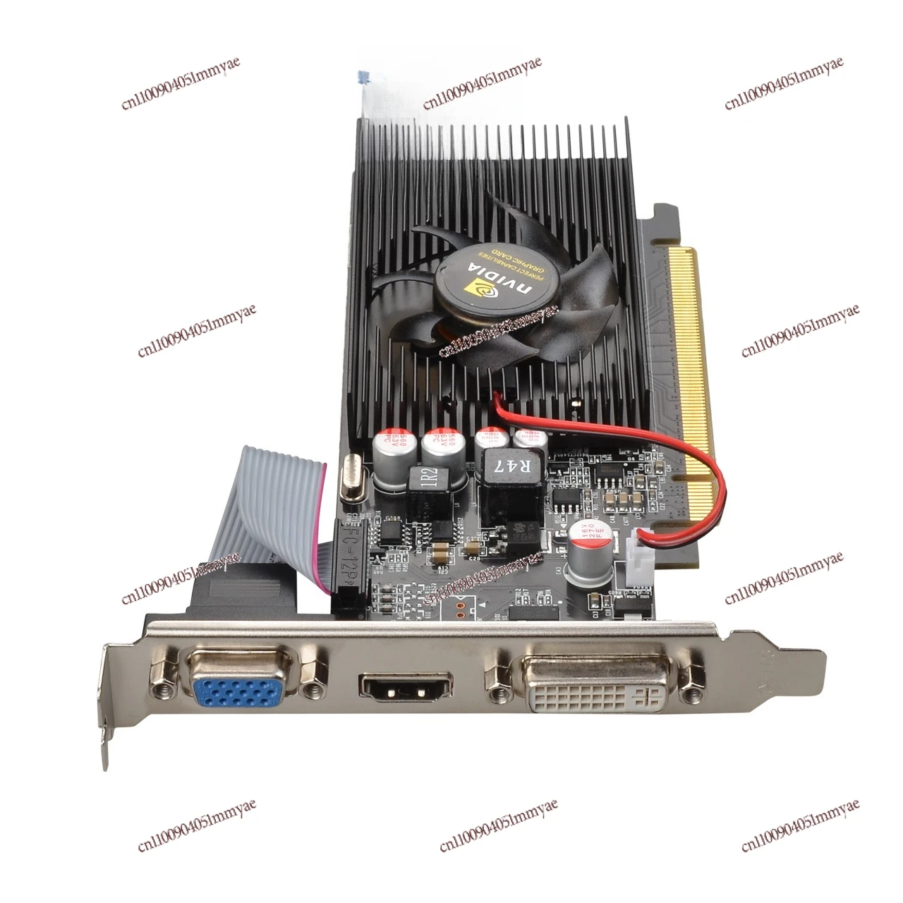 GT210 PCIE16X server dedicated dual screen 1G 1U2U small chassis industrial control graphics