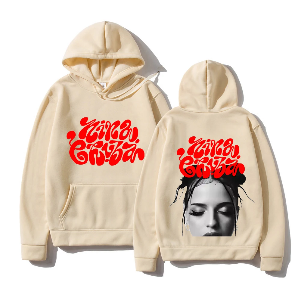 ساحة جولة جديد نينا تشوبا هوديي الرجعية النساء/الرجال هوديس الخريف الشتاء الملابس الجمالية البلوز البلوز Vintage المشجعين الهدايا