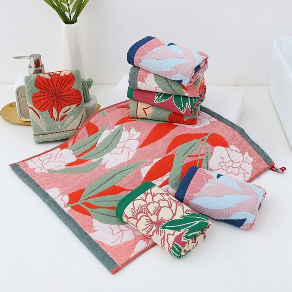 New 34x40cm Large Hand Towel Quick Dry 4 Layer Cotton Gauze Kitchen Towel Decorative Pure Cotton Dish Cloth Home Restaurant