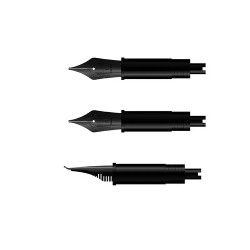 A + 3 шт. наконечники для перьевой ручки Hongdian, запасные оригинальные EF/F/изогнутые для Черного Леса/6013