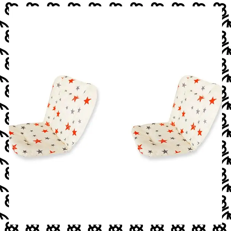 

A07I 2X Baby Stroller Seat Pad Universal Baby Stroller High Chair Seat Cushion Liner Mat Cotton Soft Feeding Chair Pad Cover