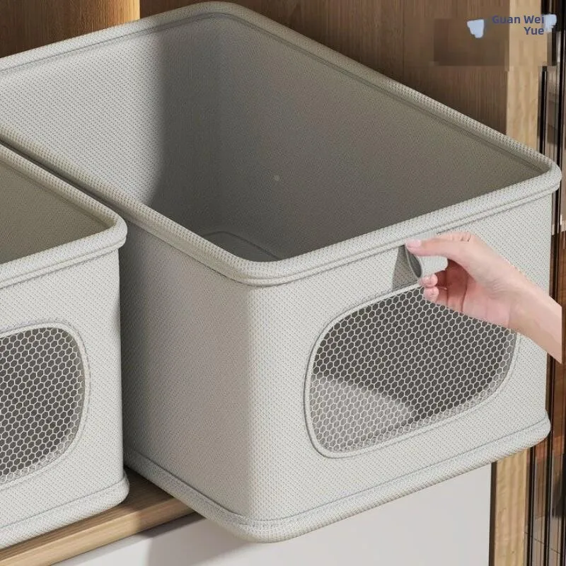 

Multi-Layer Clothing Storage Basket Home Craft Gift Display Fabric Apparel Wardrobe Organizer Box Frame Pants Storage Solution