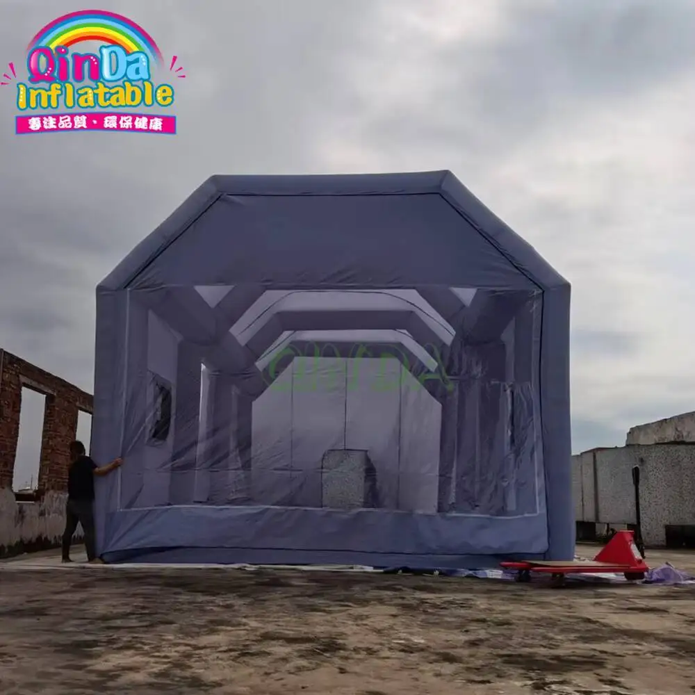 

Автомобильная гигантская надувная автомобильная рабочая станция, покрасочная камера, коричневые распылители для автомобилей