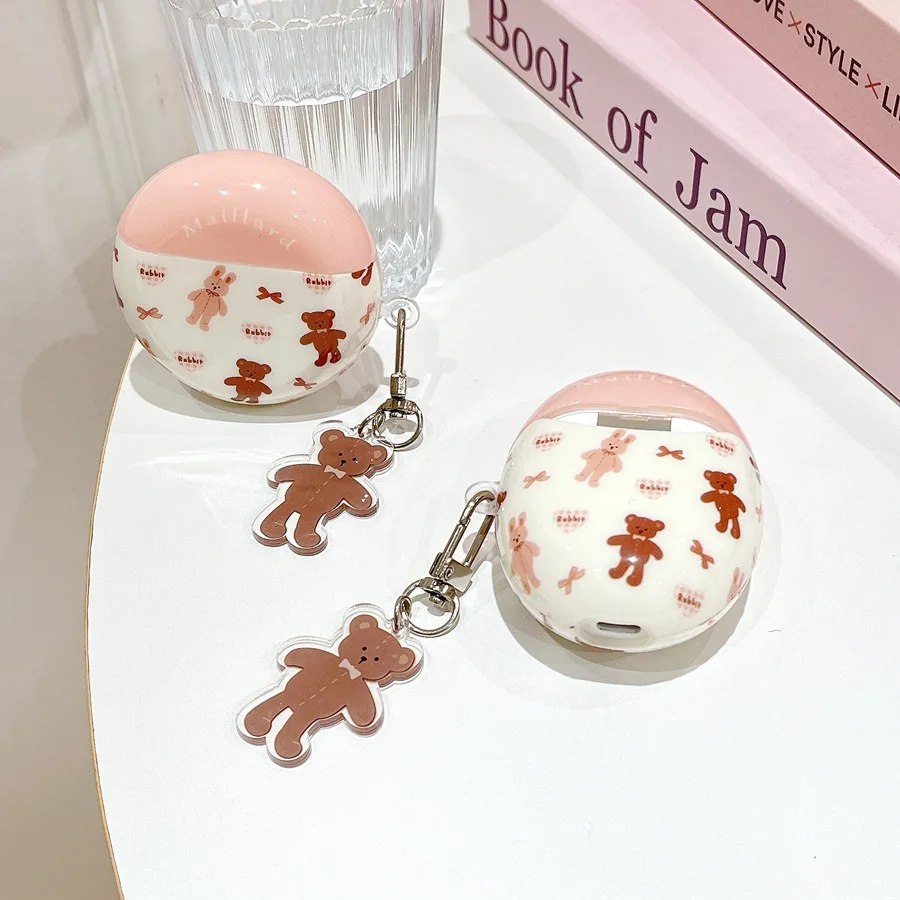 Cartoon Bär Fall für Huawei Freebuds Se2/Pro3/Freeclip/Freibuds4/4e Freibuds5i 5 Fall Silikon Kopfhörer Abdeckung Freebuds Pro3