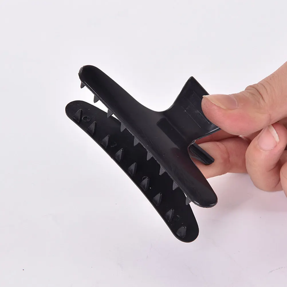 Hair Clips 24 Piece Small Strong Grip Black White Claw Clamps for Women Face Washing Salon Styling