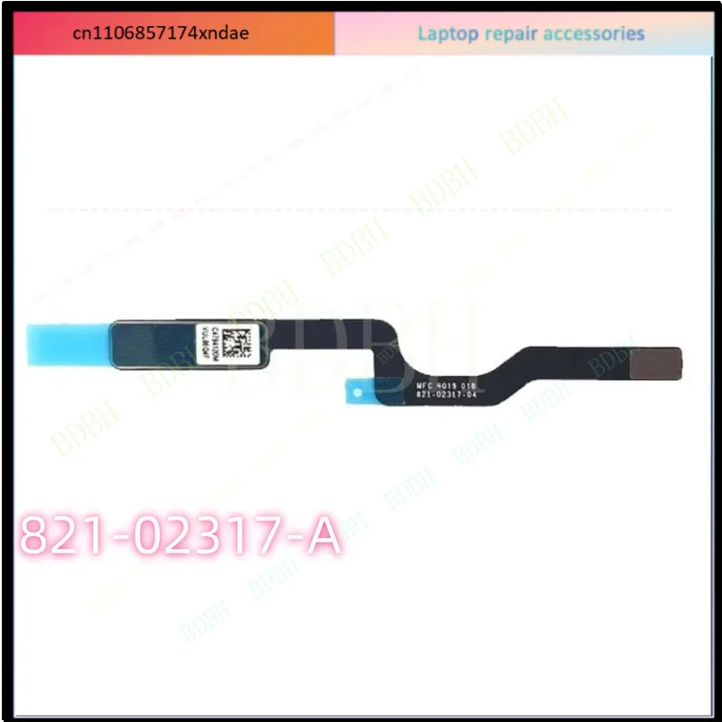 Original A2141 Touch ID Power Button + Cable 2019 821-02428-01 For Macbook Pro 16