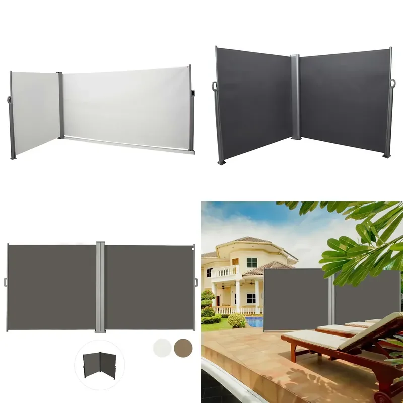 for Aluminum Outdoor Double Sided Retractable Side Awning